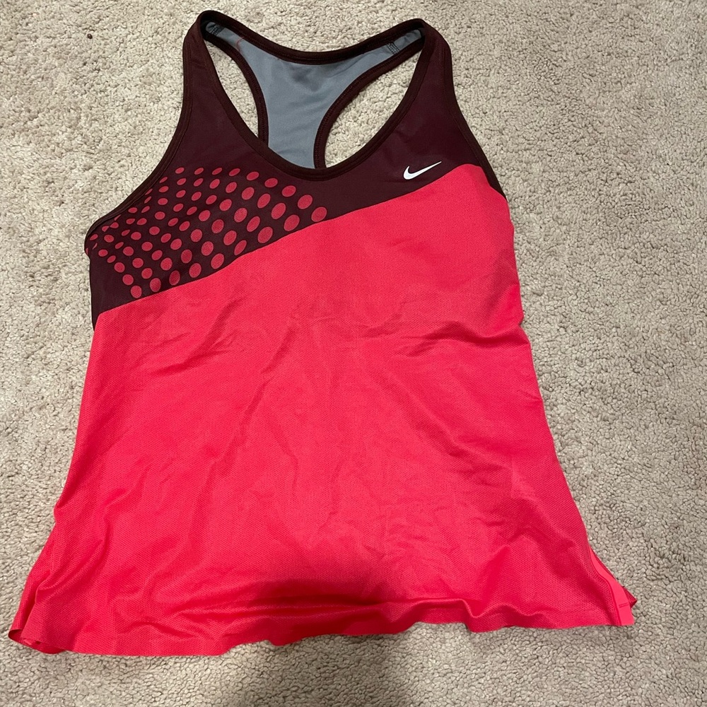 Pink/Purple Medium Nike Dri-Fit Tank Top
